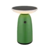 Lámpara de mesa LED solar 36625, verde, metal, 23 cm, atenuable