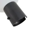 Lámpara de mesa Lindby LED recargable Zelie, negra, aluminio, IP44