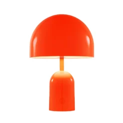 Lámpara de mesa recargable BELL PORTABLE de Tom Dixon, roja, 28 cm, IP44