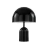 Lámpara de mesa recargable BELL PORTABLE de Tom Dixon, negra, 28 cm, IP44
