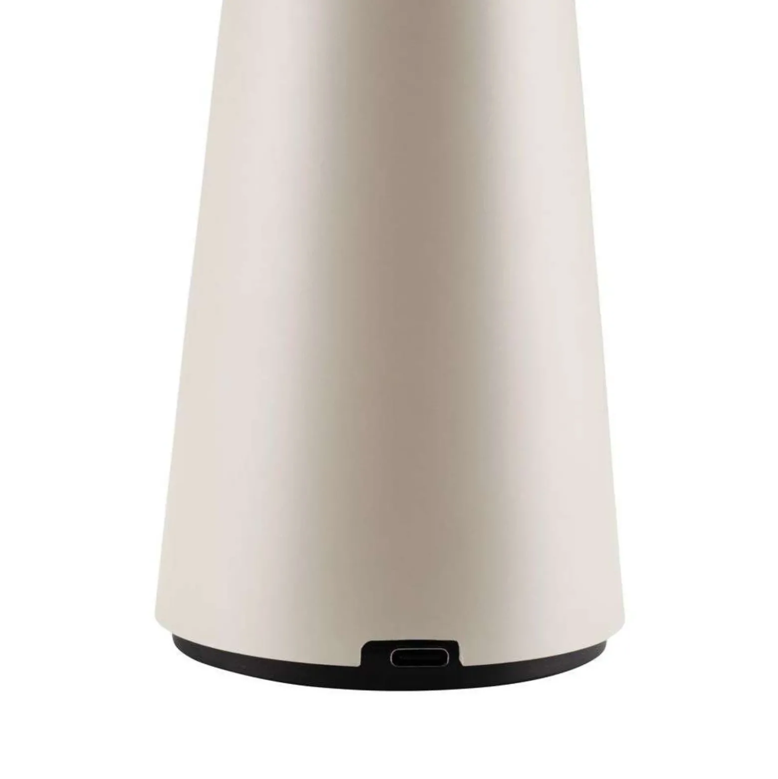 Lámpara de mesa recargable Cannes de Globen Lighting, beige, 26 cm IP44