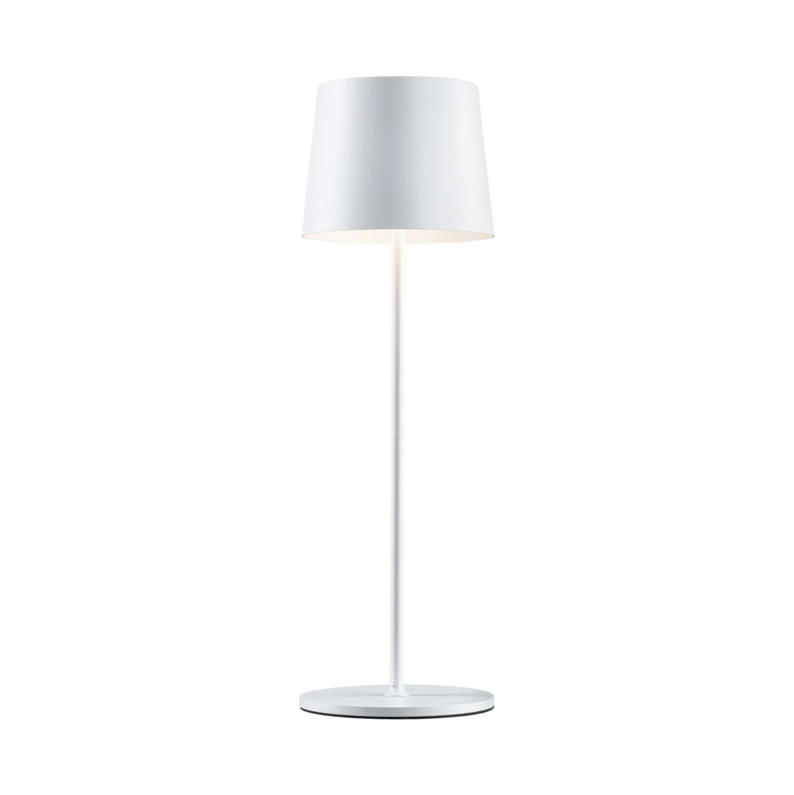 Lámpara de mesa recargable LED Gilo de Paulmann, blanca, plástico, IP44