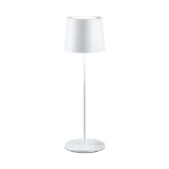 Lámpara de mesa recargable LED Gilo de Paulmann, blanca, plástico, IP44