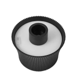 Lámpara de mesa recargable LED Lindby Linor, negra, USB, regulador táctil