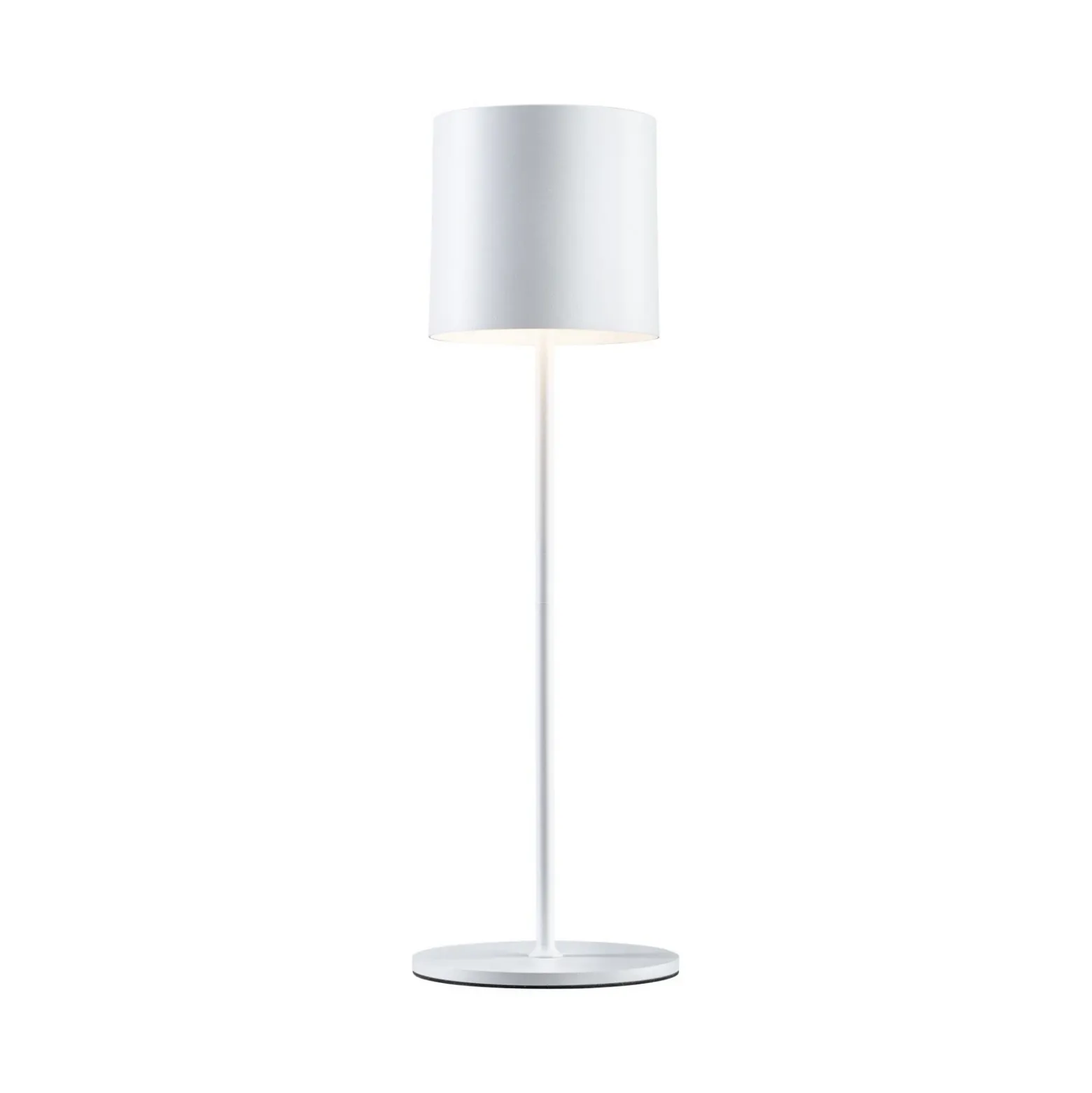 Lámpara de mesa recargable LED Tuni de Paulmann, blanca, plástico, IP44