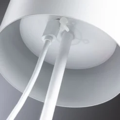 Lámpara de mesa recargable LED Tuni de Paulmann, blanca, plástico, IP44