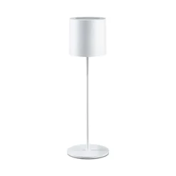 Lámpara de mesa recargable LED Tuni de Paulmann, blanca, plástico, IP44