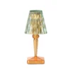 Lámpara de mesa recargable LED Kartell Battery, 30 cm, verde/naranja, IP54