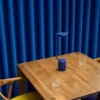 Lámpara de mesa recargable LED GRUPA Igram, azul, 40 cm, IP44