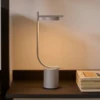 Lámpara de mesa recargable LED Grupa Igram, gris, 40 cm, IP44