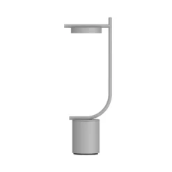 Lámpara de mesa recargable LED Grupa Igram, gris, 40 cm, IP44