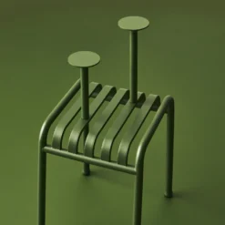 Lámpara de mesa recargable LED HAY HOST PORTABLE, verde oliva, 30 cm, IP44