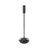 Lámpara de mesa recargable Nucandle LED, negra, IP54, atenuable
