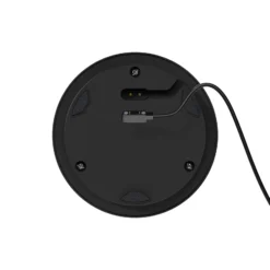 Lámpara de mesa recargable Numotion LED, negra, cristal, IP54, atenuable