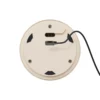 Lámpara de mesa recargable Numotion LED, beige, cristal, IP54, atenuable