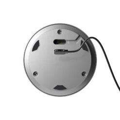 Lámpara de mesa recargable Numotion LED, plata, cristal, IP54, atenuable