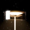 Lámpara de mesa recargable Numotion LED, blanca, cristal, IP54, atenuable