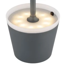 Lámpara de mesa solar 36637A, IP44, antracita