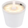 Lámpara de mesa solar 36637, IP44, blanco