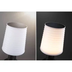 Lámpara de mesa solar LED Ilanga de Paulmann, antracita, 30 cm, IP44