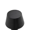 Lámpara de mesa solar LED Lindby Lirinor, de plástico negro, 13 cm