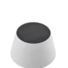 Lámpara de mesa solar LED Lirinor de Lindby, blanca, de plástico, Ø 13 cm