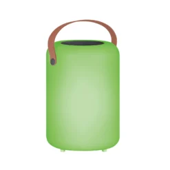 Lámpara de mesa solar LED Orno blanco cálido y RGB
