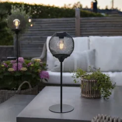 Lámpara de mesa solar LED Sunlight con malla