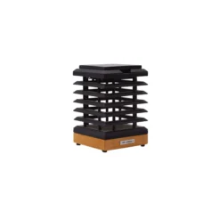Lámpara de mesa solar LED Tekura de madera de teca