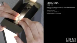 Lámpara de pared LED Cremona ajustable