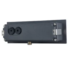Lámpara de pared LED empotrable Lucande Loya, 23 x 8 cm, gris, IP54
