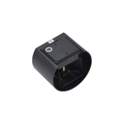 Lámpara de pared LED para exteriores Nivar de Lindby, redonda, negra, IP54