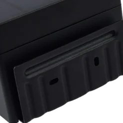 Lámpara de pared solar LED Eleazar de Lindby, negra, con sensor, atenuable