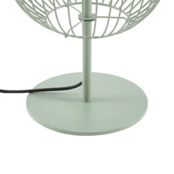 Lámpara de pie LED exterior Lucande Richi, verde, altura 90 cm, IP44