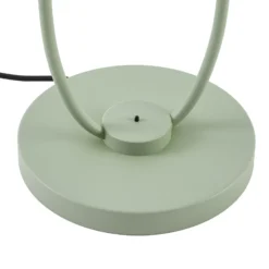 Lámpara de pie LED exterior Lucande Sylvara, verde, CCT, 2 luces