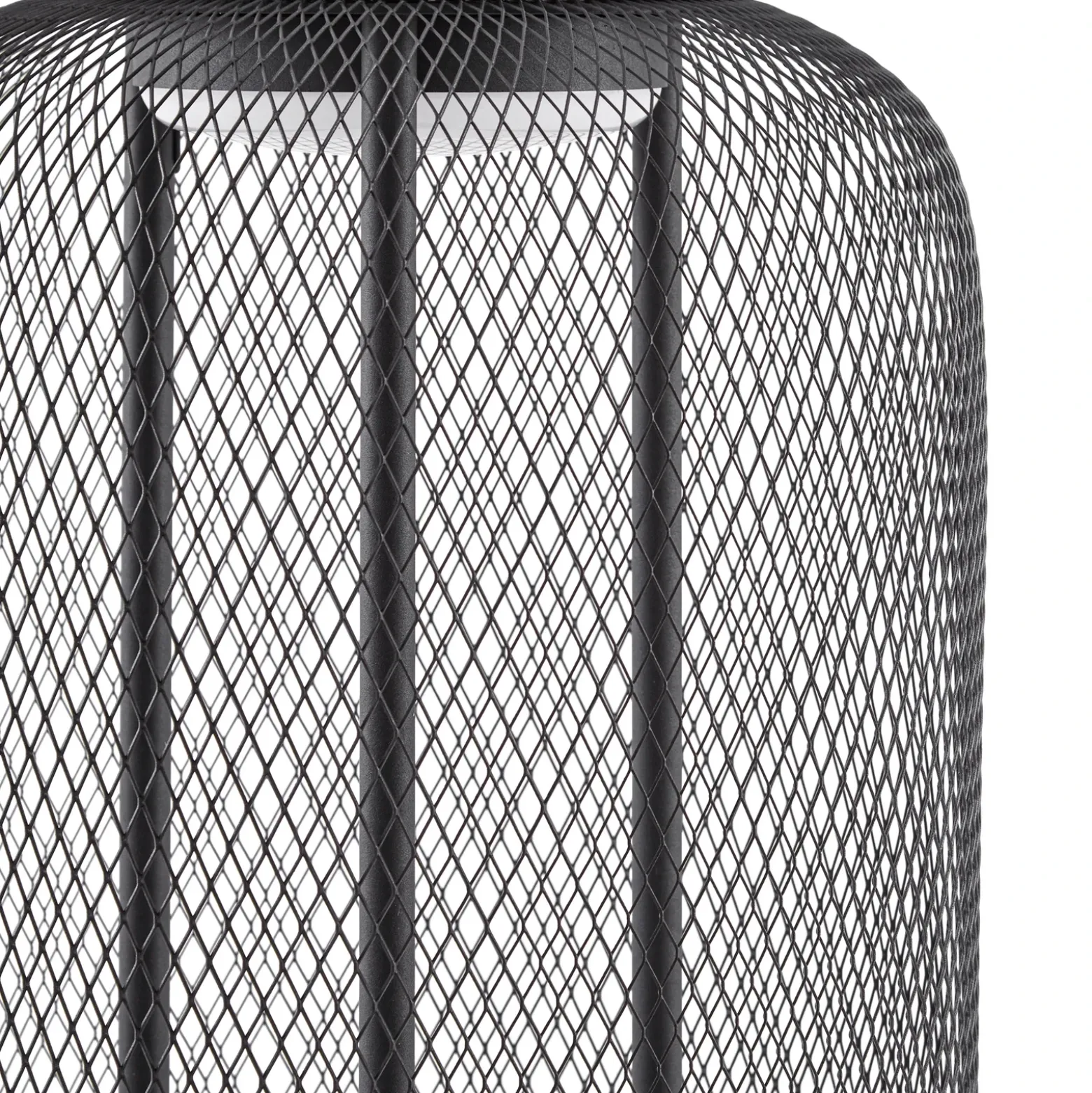 Lámpara de pie LED exterior Lucande Korvyn, negra, 80 cm, IP44