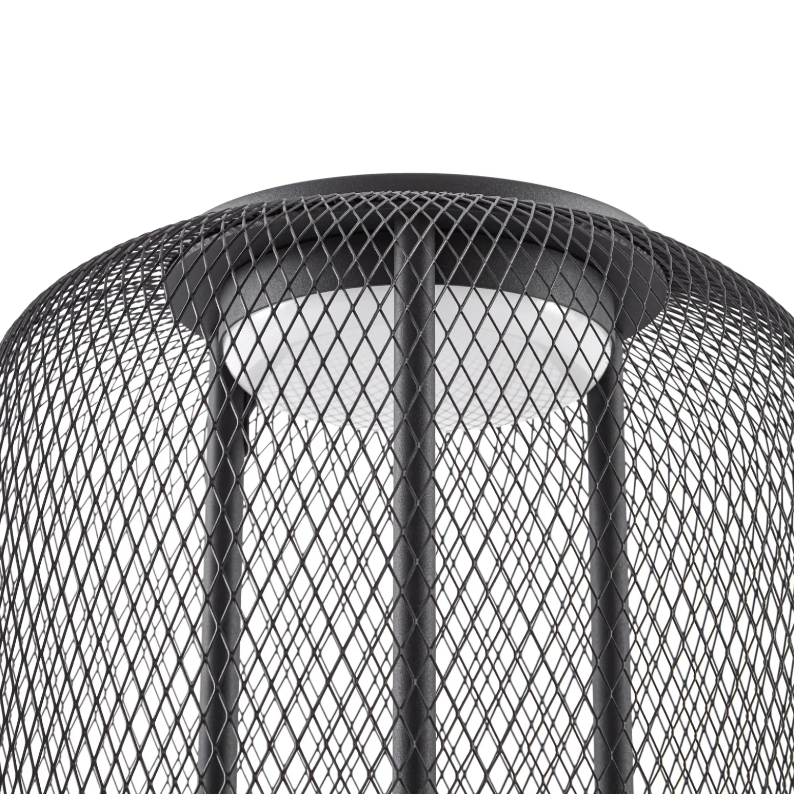 Lámpara de pie LED exterior Lucande Korvyn, negra, 80 cm, IP44