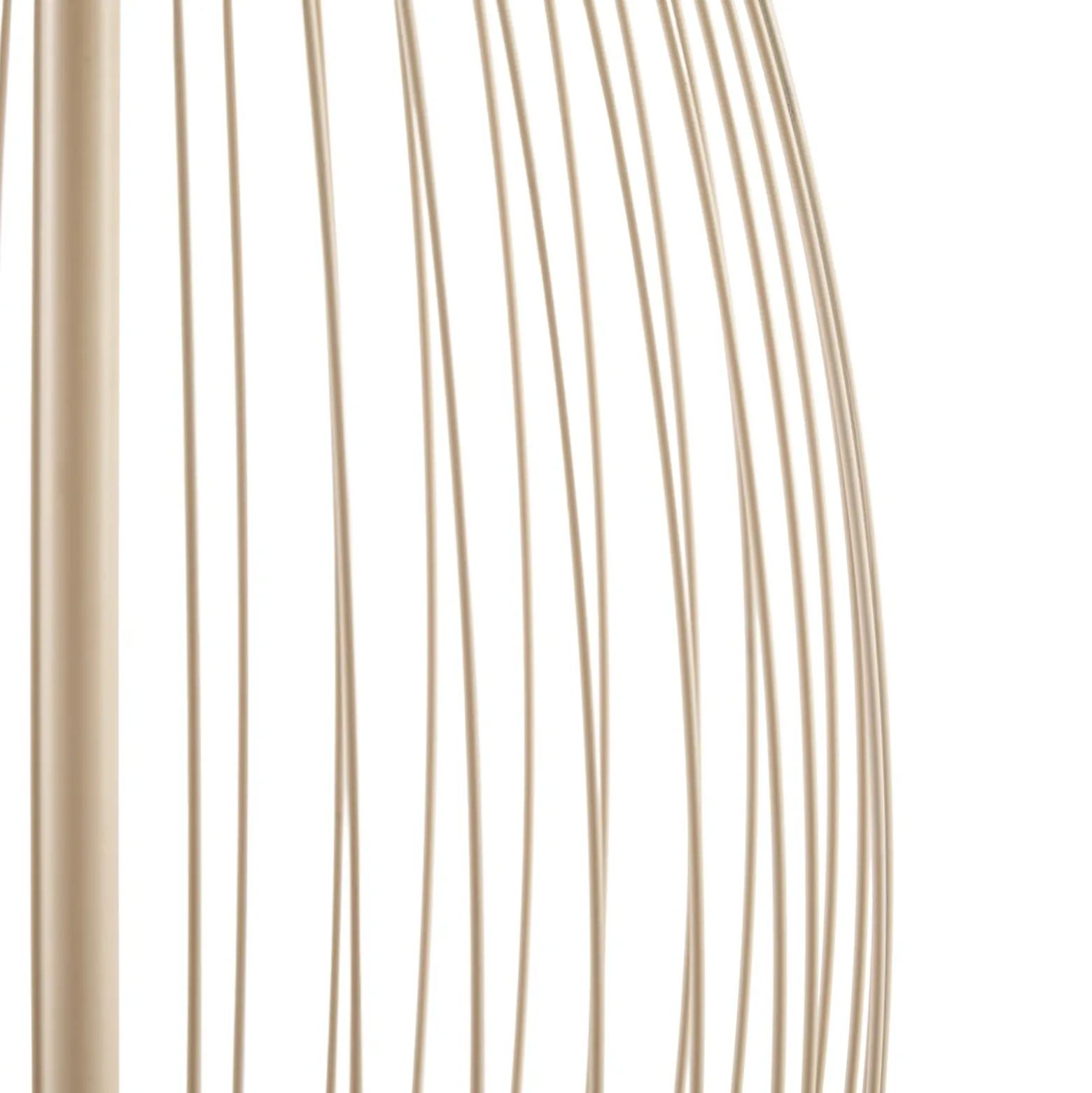Lámpara de pie LED exterior Lucande Richi, color beige, altura 90 cm, IP44