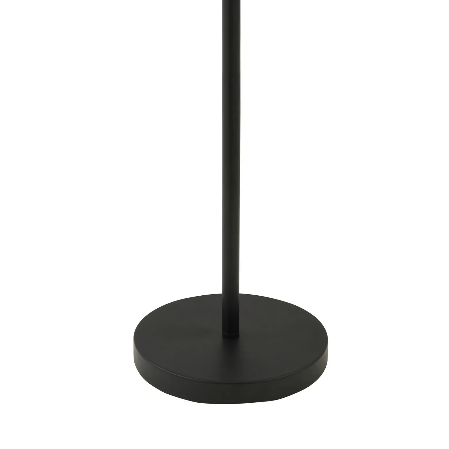 Lámpara de pie LED recargable Isason de Lindby, negra, aluminio, Ø 11 cm