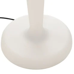 Lámpara de pie PEGGY blanca para exterior, E27