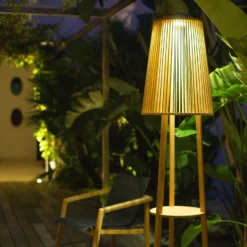 Lámpara de pie solar con sensor Tecka, duratek