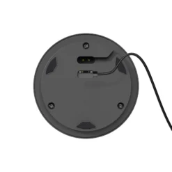 Lámpara de sobremesa recargable Numotion LED, grafito, cristal, IP54, atenuable