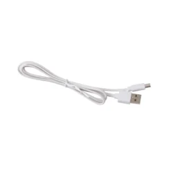 Lámpara de sobremesa recargable de LED Lindby Gomba, blanca, atenuable
