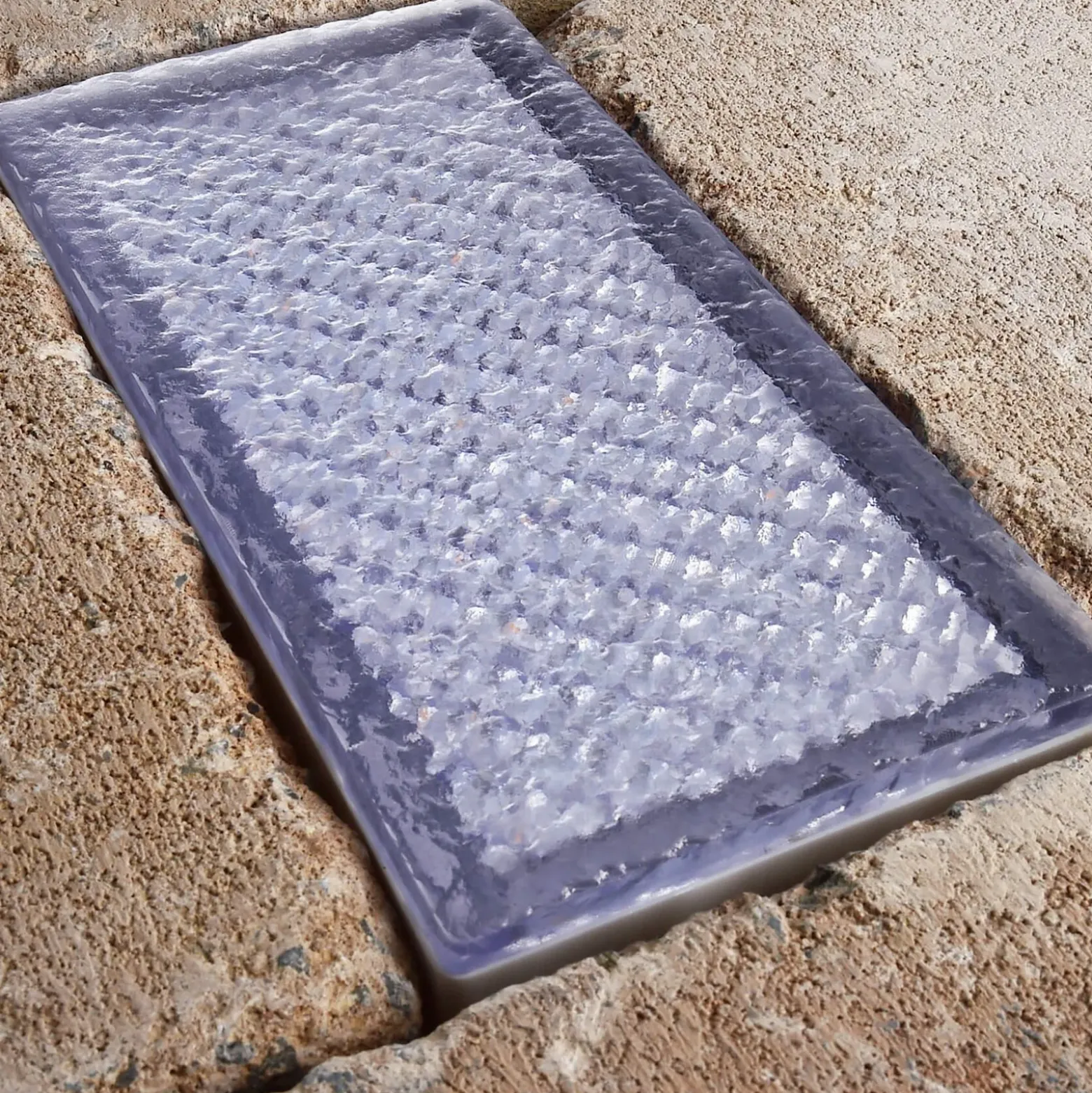 Lámpara de suelo empotrable LED Tabit, 10 x 20 cm, transitable