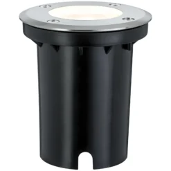 Lámpara de suelo LED empotrable Paulmann Special, IP67, Ø 11 cm