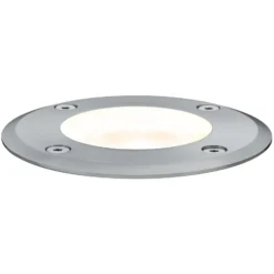 Lámpara de suelo LED empotrable Paulmann Special, IP67, Ø 11 cm