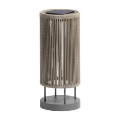 Lámpara de suelo solar LED Rop&Strip Altura 58 cm, 3.000 K, 500 lm