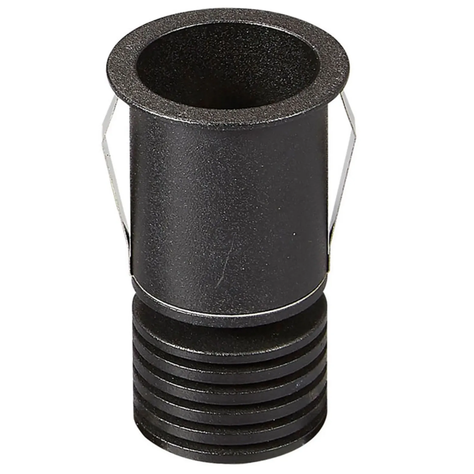 Lámpara de techo LED empotrable Guincho negro 8°
