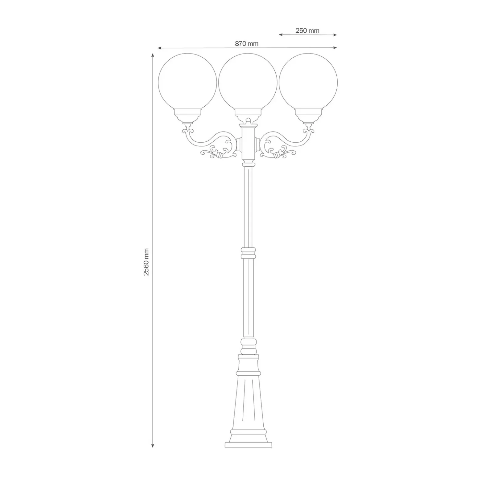 Lámpara de techo 1144, 3 luces, negro/blanco