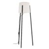 Lámpara de terraza Lindby Jaimy, 148 cm, trípode, aluminio
